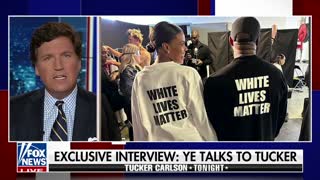 Kanye West exclusive Rapper tells Tucker Carlson story behind White Lives Matter shirt