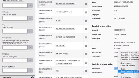 How to use the FEC.gov website