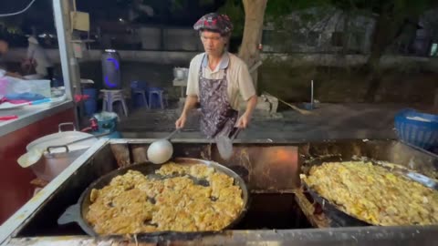 The most amazing style💯💯 Fried oysters Singburi #fried oysters #fried oysters Ayutthaya