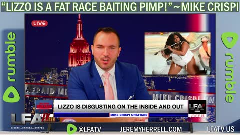 LFA TV SHORT CLIP: LIZZO IS A FAT RACE BAITING PIMP!