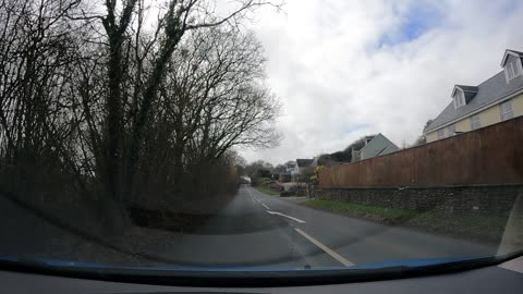 Driving south Devon. Speedlapse GoPro 21st March 2023
