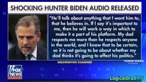 Leaked Audio of Hunter Biden talking about his control over Joe: