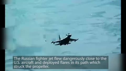 Russian fighter jet damages US drone with flares over Syria, USAF reports