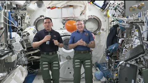 Expedition 69 Space Station Crew Answers Kingfisher, Oklahoma, Student Questions - Aug. 14, 2023
