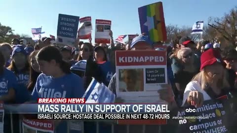 Massive pro-Israel rally held in Washington