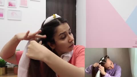 VIRAL HAIR HACKS : HEATLESS CURLS Tutorial for Indian Hair by Alina Schmidt I Home Hacks & Remedies