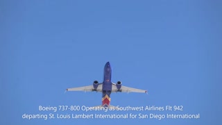 A few afternoon departures from St. Louis Lambert International Feb 7, 2022