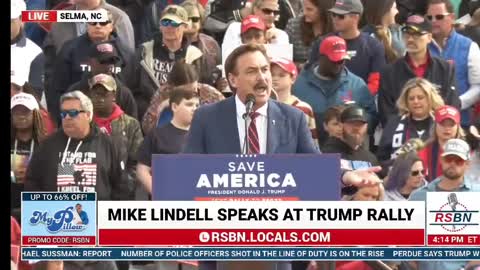 Mike Lindell al raduno di Trump: "Siamo nel più grande risveglio per il nostro grande Signore Gesù Cristo nella storia!!"😇💖👍