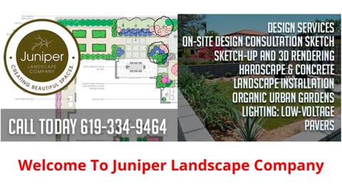 Juniper Landscape Design Company in San Diego, CA