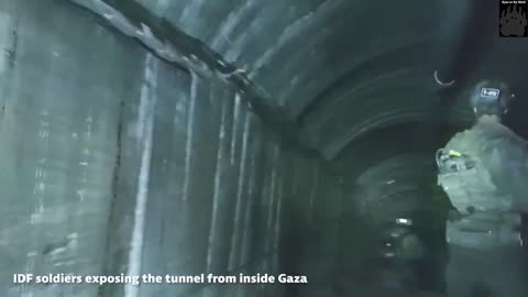 Israeli Defense Force (IDF) discovered largest Hamas tunnel in Gaza