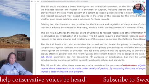 California Crazy: SB 920 Sanctioning HIPAA Violations? The People's Convoy Mandate Freedom