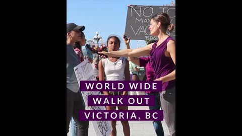 World Wide Nurse Walk Out Victoria BC