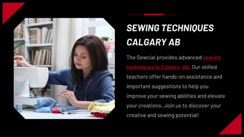 Sewing Techniques Calgary Ab
