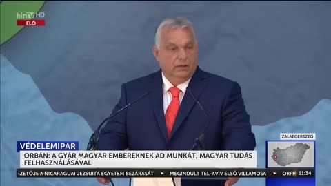 Rheinmetall Gyárátadó Ünnepség - Orbán Viktor beszéde - HÍR TV