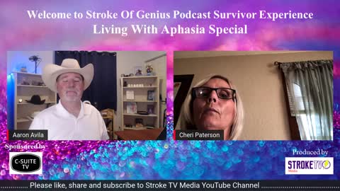 Stroke Of Genius Podcast Special - Living With Aphasia After A Stroke