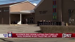 Ohio Governor Mike Dewine is in a BOOT following visit to East Palestine— We know what that means ;)