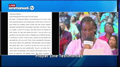 Prayer Line Testimony (12th May 2024) and Cash Gift to Mr Michael & Family
