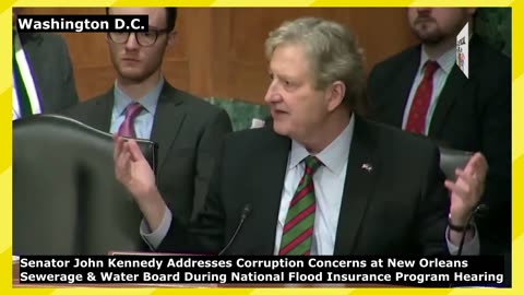 Senator Kennedy Addresses Corruption Concerns !