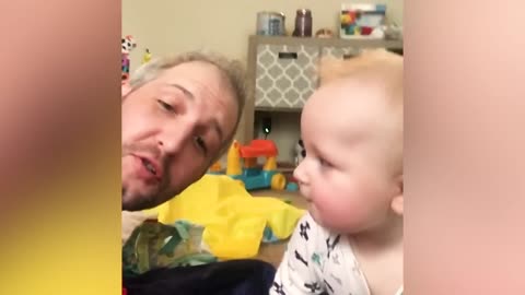 Daddy And Baby Having The Best Time Together | Funny MOMENTS