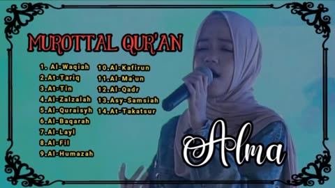 Murottal Al-Quran Alma Esbeye dengan suara merdunya