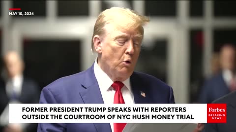 BREAKING: Trump Rails Against Judge In NYC Hush Money Trial: 'What You're Witnessing, Is A First