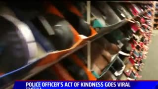 California Police Officer's Act of Kindness Goes Viral
