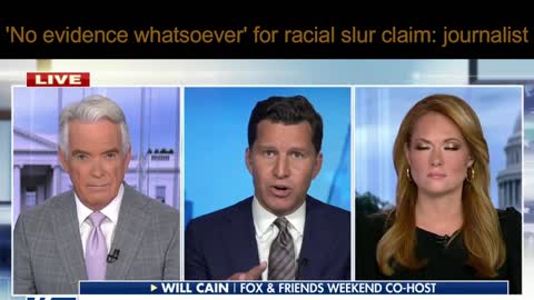 'No evidence whatsoever' for racial slur claims: journalist