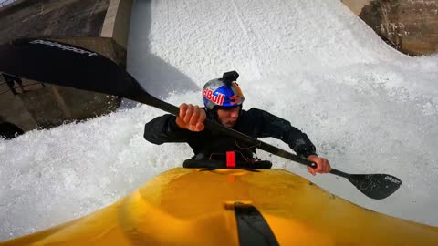 GoPro Kayaking a Drainage Ditch Megaramp Aniol Serrasolses