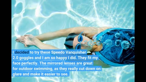 User Reviews: Speedo Women's Swim Goggles Mirrored Vanquisher 2.0