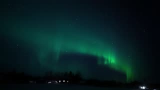 The Northern Lights in Real Time - Aurora Borealis