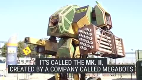 This American mega robot was built to fight another giant robot from Japan
