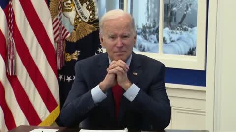 Biden Ends Briefing With CREEPY Stare While IGNORING Reporters' Questions