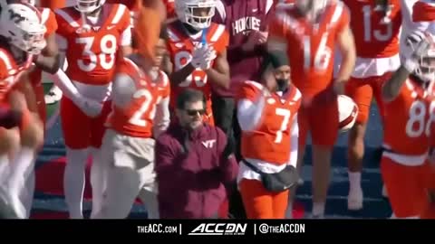 Virginia Tech Kicker John Love Uses His Legs In A Different Way | ACC Must See Moment