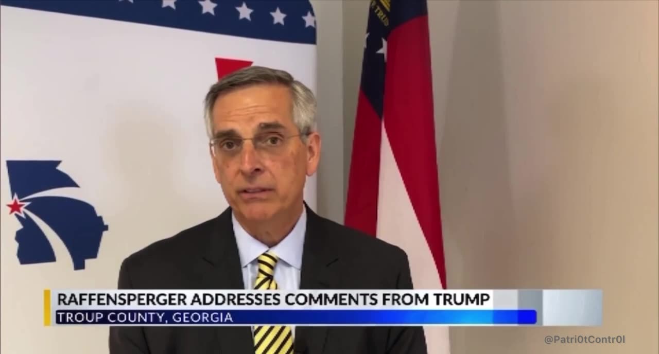 GA SOS Raffensperger Challenges Trump to Debate on 2020 Election - Won't Secure 2024 Election