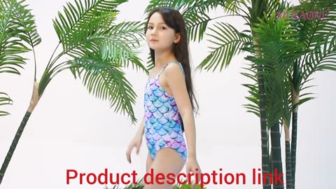 AIDEAONE Girls Swimsuit 3-12 Years