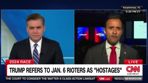 Vivek Ramaswamy Schools CNN's Jim Acosta On Network's Numerous Hoaxes