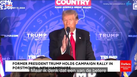 Donald Trump legt de situatie in de wereld uit - Nederlands ondertiteld (Dutch Subs)