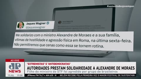 Filho de Alexandre de Moraes é agredido em Roma