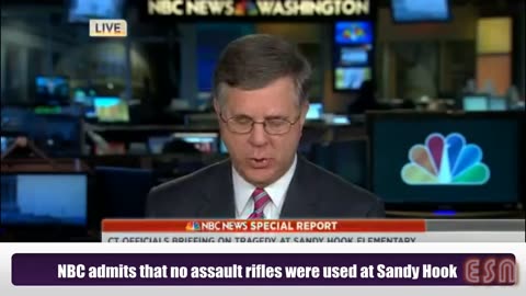 'NBC Admits No Assault Rifle Used At Sandy Hook' - 2012
