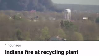 Indiana fire at recycling plant prompts evacuation of more than 2,000 residents