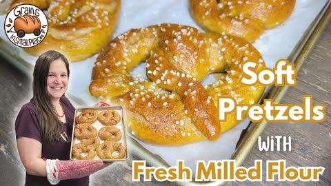 Soft Pretzels Made With Fresh Milled Flour | Ankarsrum Mixer