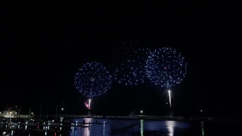 Fogo de artifício / fireworks Passagem de Ano / New Years Eve - Ponta Delgada Azores - 01.01.2023