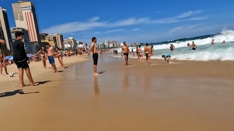 Beach Party CARNIVAL RIO DE JANEIRO Praia do Leblon Rio de Janeiro 🇧🇷 #beach #carnaval2023