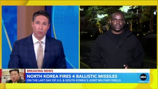 North Korea fires 4 ballistic missiles