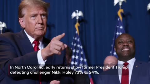 BREAKING NEWS- Trump Crushes Nikki Haley In Early Super Tuesday Returns, On Glide Path To Nomination