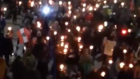 Austrians hit the streets tonight against "Covid Tyranny"