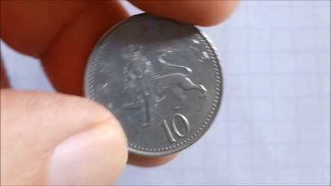 United Kingdom 10 pence coins 2000