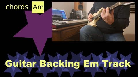Guitar Backing Em Track