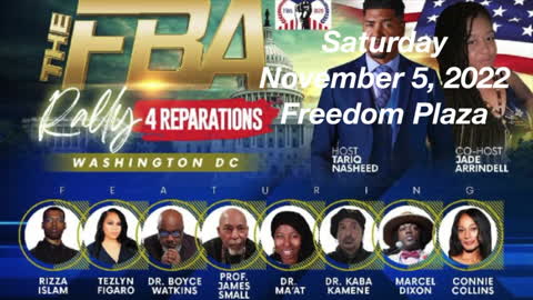 [10/21/22] Chasing Reparations - Tariq Nasheed @Rock Newman Show 2.0 , DC signs Wall of Fame