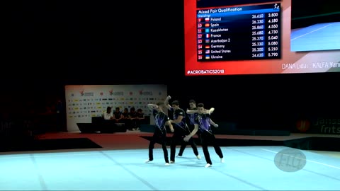 Israel (ISR) - 2018 Acrobatic Worlds, Antwerpen (BEL) - Balance Mens Group